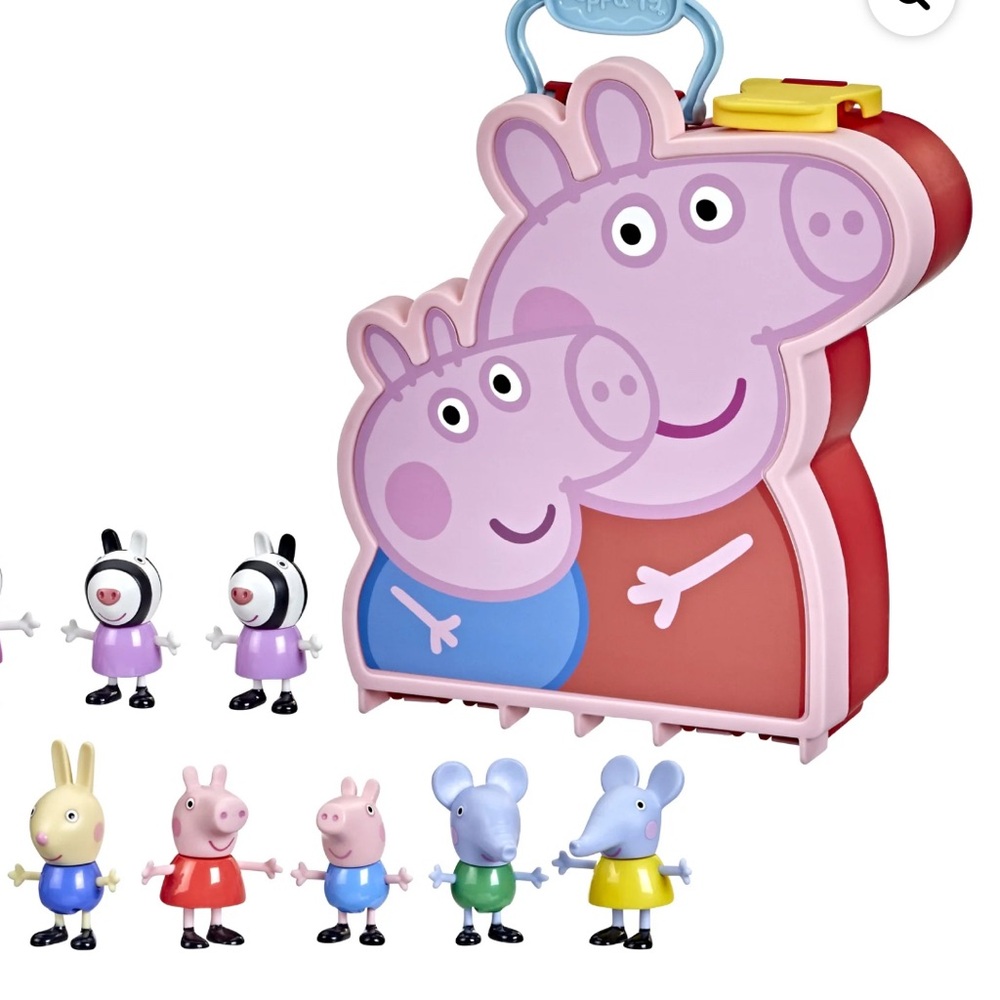 Peppa Pig Carry Along Brothers & Sisters NEW - Picture 2 of 3